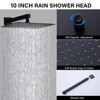 ONWITH 10inch Wall Mounted Rainfall Shower Head System Shower Faucet - 4 of 4