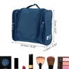 Unique Bargains Travel Makeup Bag Travel Toiletry Organizer Makeup Brush Holder Waterproof Oxford Cloth 1 Pc - 4 of 4
