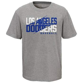 MLB Los Angeles Dodgers Boys' White Pinstripe Pullover Jersey - XS