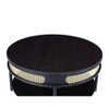 32" Colson Coffee Table Black Finish - Acme Furniture: Round, Metal Frame, Veneer Top, No Assembly, Shelving Feature - 2 of 4