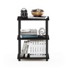 Furinno 3-Tier Reversible Color Open Bookshelf Storage Display Bookcase,Espresso - 3 of 4