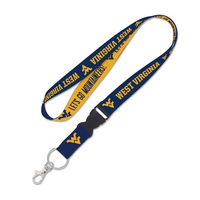 NCAA West Virginia Mountaineers Logo Lanyard