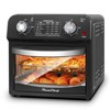ORRD 12.5QT 7-in-1 Toaster Oven, 1500W Convection Oven with 5 Preset Menus, for Baking, Broiling, Air Frying & Dehydrating, Stainless Steel, Black - 3 of 4