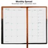 Global Printed Products 14 Month Pocket Planner Brown and Black 2025 with Pen - 4 of 4