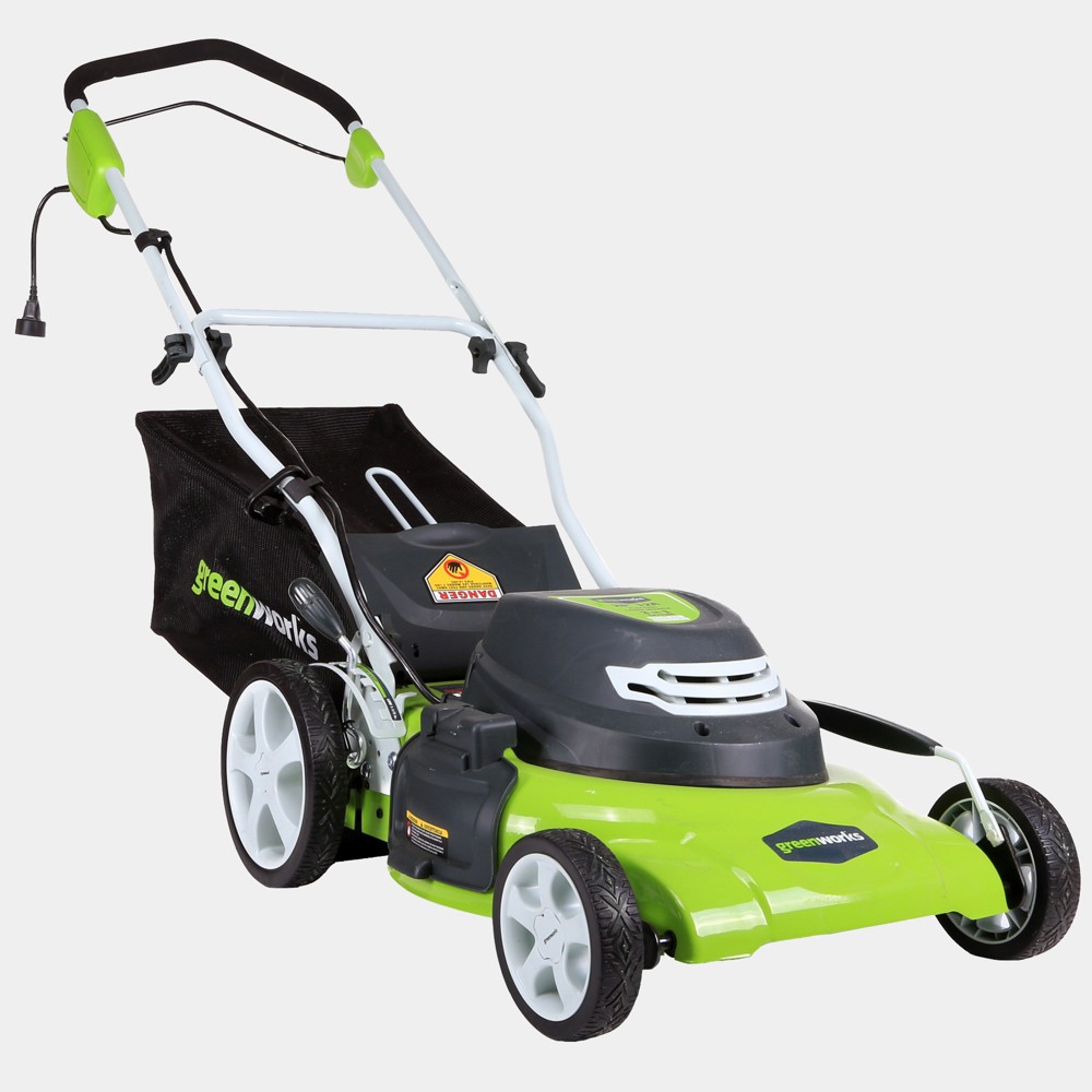 GreenWorks 25022 12A 20-Inch Corded Lawn Mower
