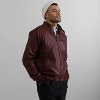 Members Only Men's Faux Leather Iconic Racer Jacket - 2 of 4