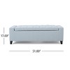 Modern Tufted Storage Ottoman Bench with Hidden Compartment for Living Room Seating and Organization -3irtyhousy - 4 of 4