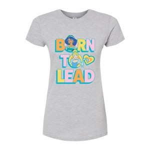 Women's - Disney - Jasmine & Cinderella Fitted Graphic T-Shirt - 1 of 3