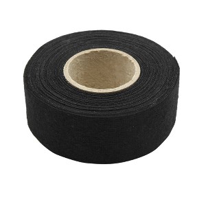 Unique Bargains Universal Adhesive Cloth Fabric Car Wire Harness Looms Tape 1.26" x 590.55" Black - 1 of 4