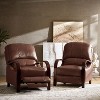 Set of 2 Alexandra Genuine Leather Manual Recliner| ART OF LIVING DESIGNS - 2 of 4