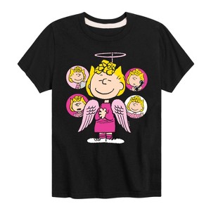 Boys' - Peanuts - Sally Angel Short Sleeve Graphic T-Shirt - 1 of 4