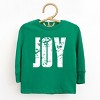 Joy Block Distressed - Toddler Long Sleeve Graphic Tee - 2 of 3
