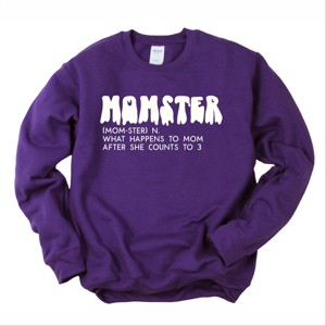 Simply Sage Market Halloween Momster Definition Sweatshirt - 1 of 4