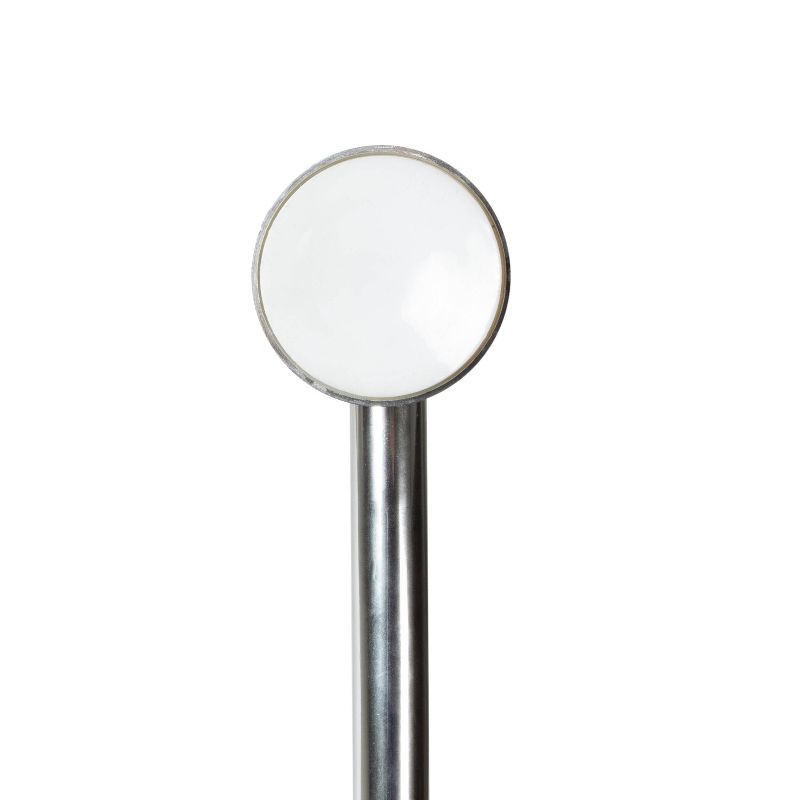 Powered Suction Cup Tension Mounted Curved Shower Rod Chrome - Bath Bliss, 5 of 7