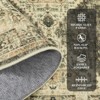 Coolmee Stain Resistant Carpet Non Shedding Non-Slip Soft Rug Bedroom Dining Room Home Office, Oriental Indoor Floor Rug Gray - 4 of 4