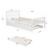 Sturdy Twin Bed with Roll-Out Trundle Designed for Longevity - 4 of 4