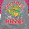 Girls' - Teenage Mutant Ninja Turtles - Life Liberty Pursuit Of Pizza - image 2 of 4