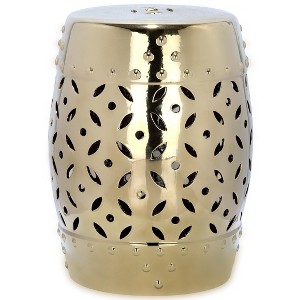 Lattice Coin Stool - Indoor/Outdoor - ACS4510 - Safavieh - 1 of 3