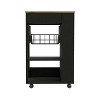Grungis Kitchen Island Cart with 5-Shelf,Kitchen Island with 1-Drawer Kitchen Cart,Island Table for Kitchen - 4 of 4