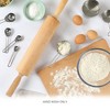 Martha Stewart Bainford 21" Large Beech Wood Rolling Pin - 3 of 4