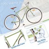 Hybrid Sports Road Bike For Men And Women, Single Speed Retro Style 700C Road Bike, Steel Frame, Double Caliper Brakes, City Commuter Bicycle - 2 of 4
