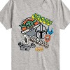 Boys' - The Mandalorian - Mando Grogu Stickers Short Sleeve Graphic T-Shirt - 2 of 4