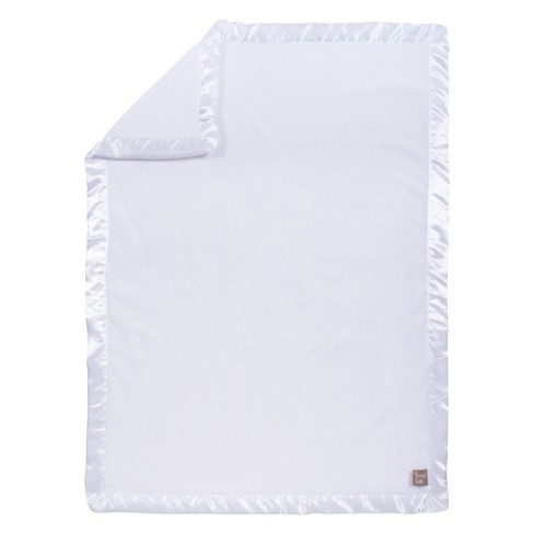 White plush baby discount blanket