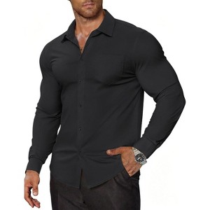 mens dress shirts stretch fit Kenneth Cole