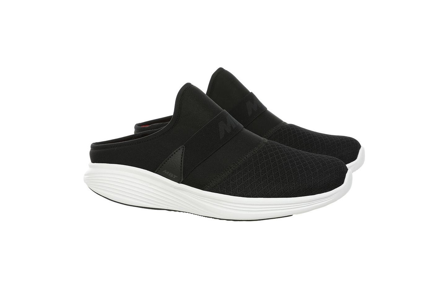 Мужские кроссовки MBT Taka Black Slip Ons, цвет: Чёрный — фото 4