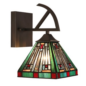 Chloe Lighting CH3T359BM06-WS1 Mission Copper-Foiled Blackish Bronze Wall Sconce - 1 of 4