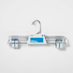 4pk Crystal SkirtSlack Hangers - Room Essentials™ - 1 of 3