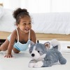 FAO Schwarz Toy Plush Lying Corgsky 22" - image 3 of 4