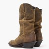 Women's Durango® Women's Distressed Tan Slouch Western Boot - 4 of 4