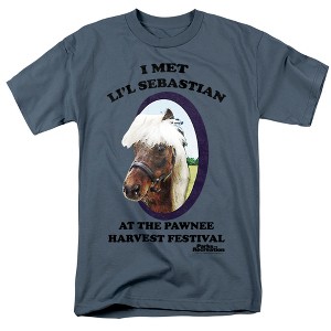 Men's Parks And Rec Lil Sebastian T-Shirt - 1 of 4