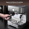 Acekool Espresso Machine with Grinder and Milk Frother, 15 Bar Pump, Double PID, 85oz Removable Water Tank, Stainless Steel - 2 of 4