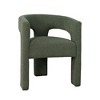 Jofran,Sven Modern Contemporary Upholstered Three-Leg Curved Back Dining Chair - 3 of 4