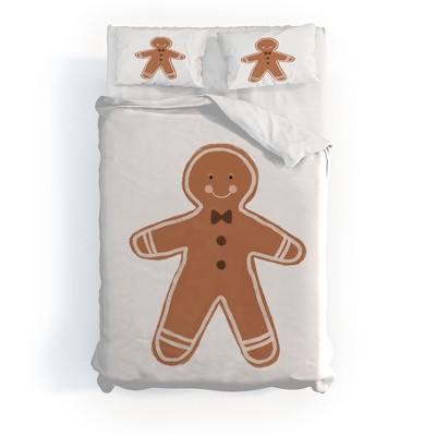 Orara Studio Gingerbread Man I Duvet Cover + Pillow Sham(s) - Deny Designs