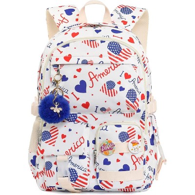 Paaaawaters Laptop Backpacks 15.6 Inch College Backpack Elementary Middle High School Bag Large Cute Bookbags