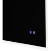 Led Bathroom Mirror, Wall Mounted Backlit Glass Mirror, Intelligent Dual Control Illuminating Glow Horizontal/Vertical Mirror White - 3 of 4