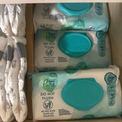 Pampers aqua pure wipes 2024 target