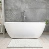 Unique Bargains Bathroom Non-Slip Geometric Soft Microfiber Washable Floor Mat - 2 of 4