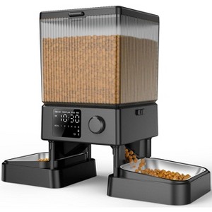 Automatic Cat Feeder for 2 Cats, Timed Food Dispenser for Dry Food, Programmable Pet Feeder - 1 of 4