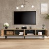 CAVINAS Modern TV Stand Media Console with 4 Cabinets and Open Shelves for TVs up to 80" for Living Room - 2 of 4