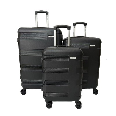 Mirage Luggage Polli ABS Hard shell Lightweight 360 Dual Spinning Wheels Combo Lock 3 Piece Luggage Set
