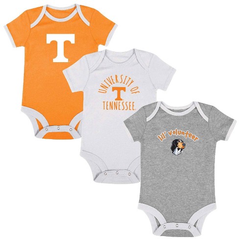 Ncaa Tennessee Volunteers Infant Boys Short Sleeve 3pk Bodysuit