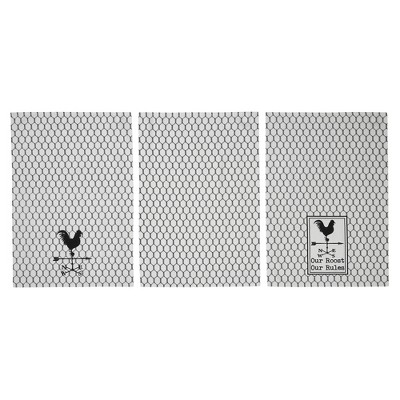 Down Home Our Roost Tea Towel Set of 3 19x28 VHC Brands