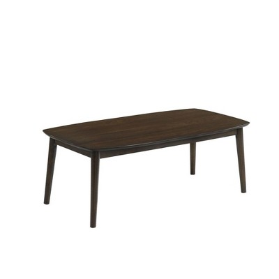 Felix Dark Walnut 3-Piece Rectangular Wood Coffee Table Set