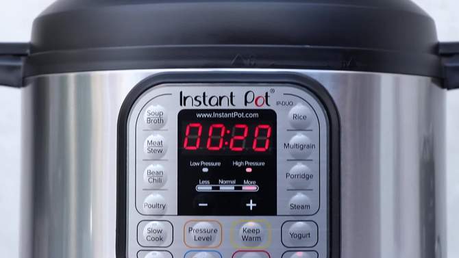 Instant Pot Duo 6 qt 7-in-1 Slow Cooker/Pressure Cooker, 2 of 7, play video