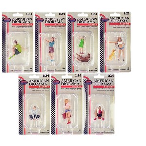 "Figure24 Series 1" 9 piece Figure Set for 1/24 Scale Models by American Diorama - 1 of 4