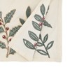 Saro Lifestyle Whimsical Holly Berry Vine Table Runner, Off-White, 16" x 72" - 2 of 3